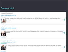 Tablet Screenshot of careershint.blogspot.com