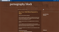 Desktop Screenshot of pornographyblock.blogspot.com