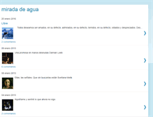 Tablet Screenshot of miradadeagua.blogspot.com