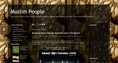 Desktop Screenshot of muslim-peoples.blogspot.com