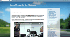 Desktop Screenshot of como-conquistar-um-emprego.blogspot.com
