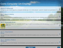 Tablet Screenshot of como-conquistar-um-emprego.blogspot.com