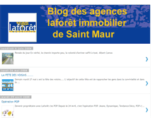 Tablet Screenshot of laforetsaintmaur.blogspot.com