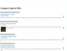 Tablet Screenshot of cooperspicks.blogspot.com