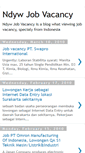 Mobile Screenshot of ndywjobvacancy.blogspot.com