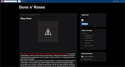 Desktop Screenshot of gunsnroses-1.blogspot.com