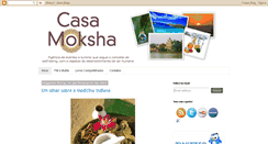 Desktop Screenshot of casamoksha.blogspot.com