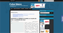 Desktop Screenshot of futbolmaton.blogspot.com