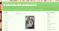 Desktop Screenshot of ilsilenziodeisentimenti.blogspot.com