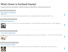 Tablet Screenshot of greencortland.blogspot.com