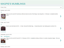 Tablet Screenshot of magpiesmumblings.blogspot.com