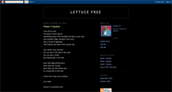 Desktop Screenshot of lettucefree.blogspot.com