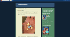 Desktop Screenshot of pladsenfamily.blogspot.com