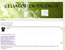 Tablet Screenshot of celiacosenpalencia.blogspot.com