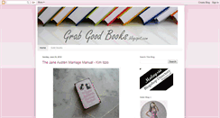 Desktop Screenshot of grabgoodbooks.blogspot.com