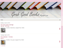 Tablet Screenshot of grabgoodbooks.blogspot.com