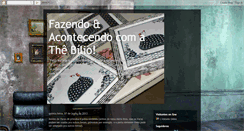 Desktop Screenshot of fazendoeacontecendocomate.blogspot.com