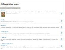 Tablet Screenshot of catequesisescolar.blogspot.com