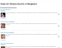 Tablet Screenshot of nudeairhostessescortsinbangalore.blogspot.com