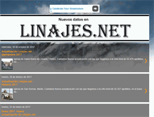 Tablet Screenshot of linajesnuevos.blogspot.com
