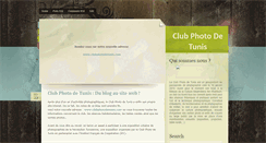 Desktop Screenshot of clubphoto2tunis.blogspot.com