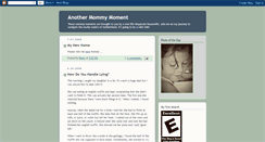Desktop Screenshot of anothermommymoment.blogspot.com