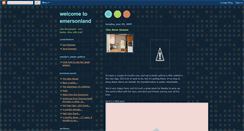 Desktop Screenshot of emersonland.blogspot.com