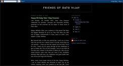 Desktop Screenshot of friendsofdatovijay.blogspot.com