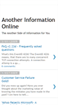 Mobile Screenshot of another-info.blogspot.com
