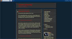 Desktop Screenshot of houstonastrosblog.blogspot.com