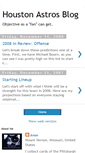 Mobile Screenshot of houstonastrosblog.blogspot.com