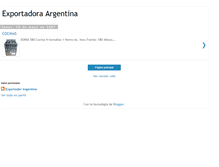 Tablet Screenshot of exportadorargentina.blogspot.com