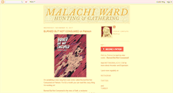 Desktop Screenshot of malachiward.blogspot.com