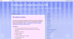 Desktop Screenshot of culinarycreationsbyjill.blogspot.com