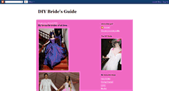 Desktop Screenshot of diybridesguide.blogspot.com