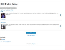 Tablet Screenshot of diybridesguide.blogspot.com