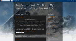 Desktop Screenshot of alicia-bucketlist.blogspot.com