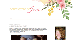 Desktop Screenshot of confessionsofjenny.blogspot.com