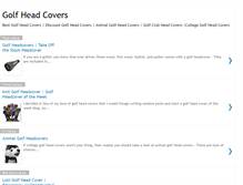 Tablet Screenshot of golf-headcovers.blogspot.com