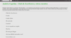 Desktop Screenshot of andres-capelan.blogspot.com