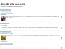Tablet Screenshot of desnudanteunespejo.blogspot.com