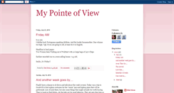 Desktop Screenshot of onepointeofview.blogspot.com