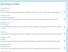 Tablet Screenshot of onepointeofview.blogspot.com