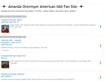 Tablet Screenshot of amandaovermyeramericanidol.blogspot.com