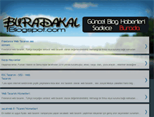 Tablet Screenshot of buradakal.blogspot.com