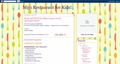 Desktop Screenshot of mijnrestaurantforkids.blogspot.com