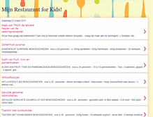 Tablet Screenshot of mijnrestaurantforkids.blogspot.com