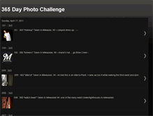 Tablet Screenshot of 365-dayphotochallenge.blogspot.com