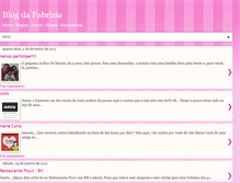 Tablet Screenshot of blogdafabrizia.blogspot.com