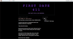 Desktop Screenshot of firstdate411.blogspot.com